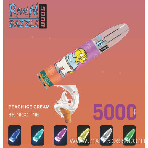 RandM Dazzle 5000 disposable vape